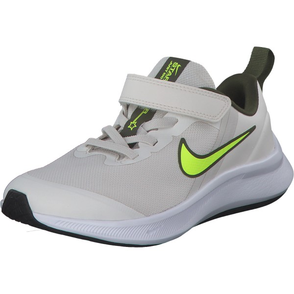 Nike Star Runner 3 DA2777 M, Sneakers Low, Kinder, phantom/volt-rough green-white